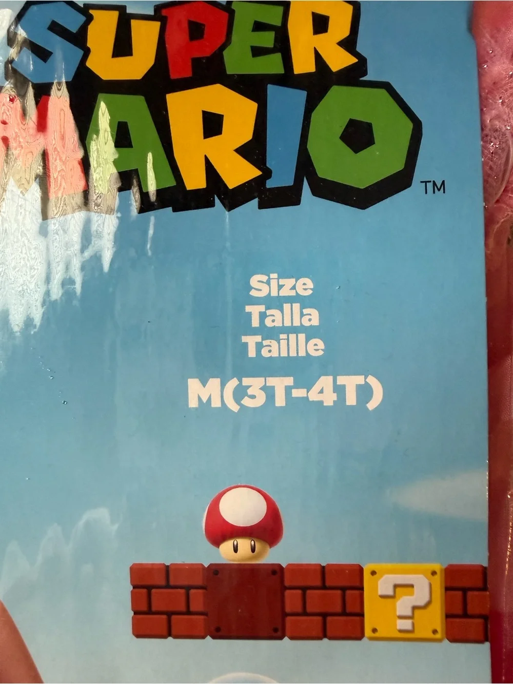 NEW “PRINCESS PEACH” SUPER NINTENDO COSTUME SZ MED (3t-4t) HALLOWEEN DRESS-UP